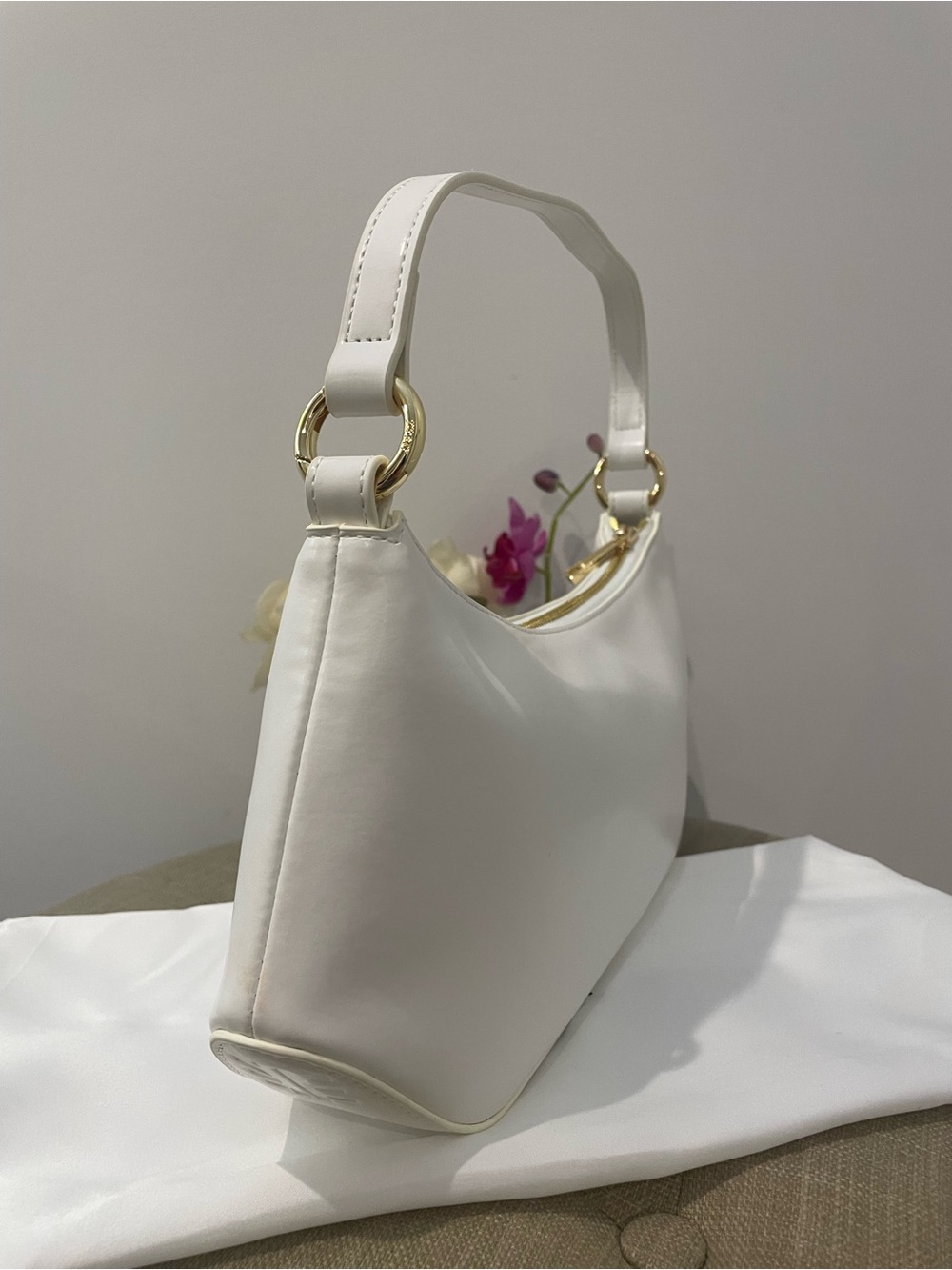 JW PEI White Vegan Leather Shoulder Bag - Picture 6 of 12